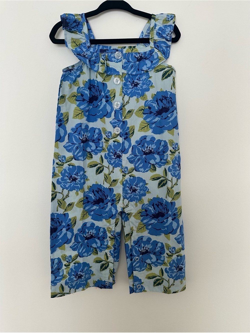 New Pink Chicken Baby Girls Ana
Jumper Blue Peonies 12-18 months - Picture 2 of 11